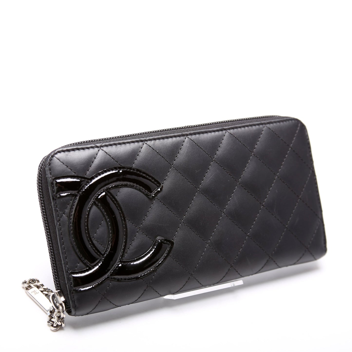 Cambon Ligne Zip Around Long Wallet Black