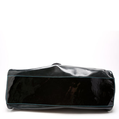 8BN158 Perforated Leather De Jour Large Tote