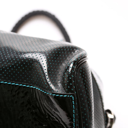 8BN158 Perforated Leather De Jour Large Tote