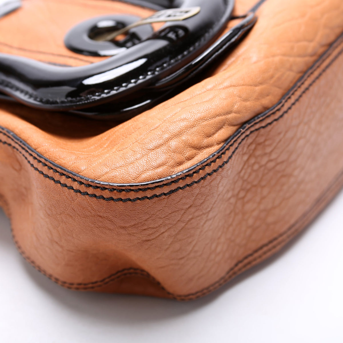 B Bag Leather Brown