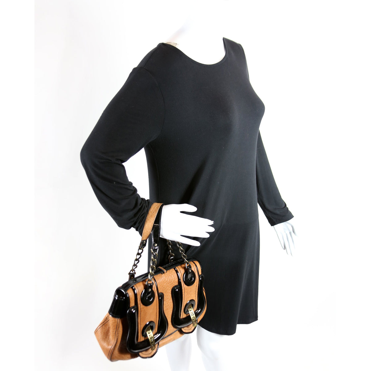 B Bag Leather Brown