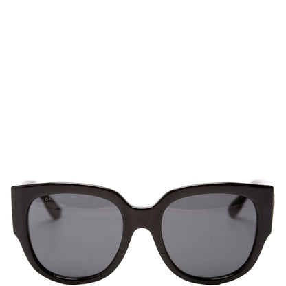 Acetate Square Frame Sunglasses GG0142SA Black