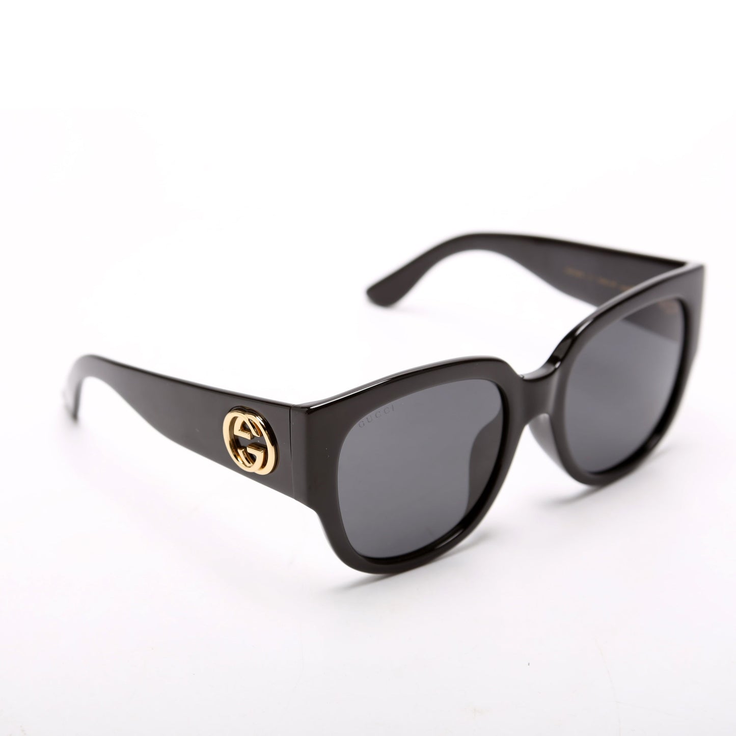 Acetate Square Frame Sunglasses GG0142SA Black