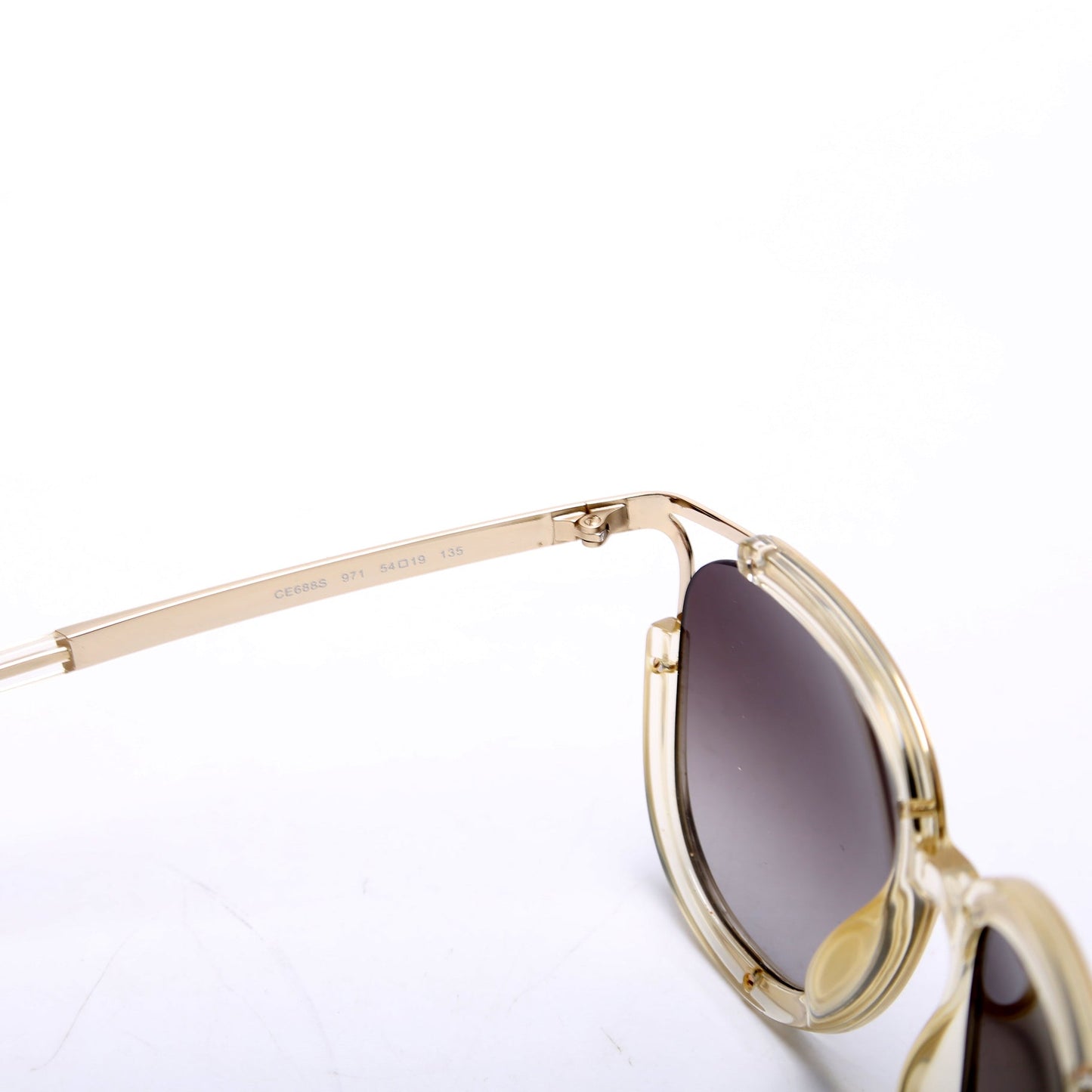 CE688S Jayme Cat Eye Sunglasses Clear/Gold