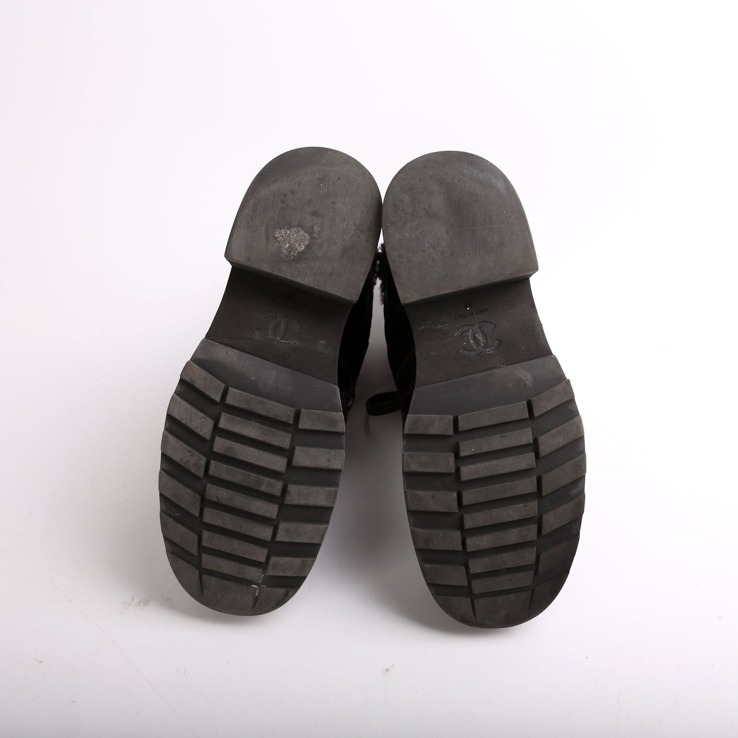 Interlocking CC Combat Boots Size 38