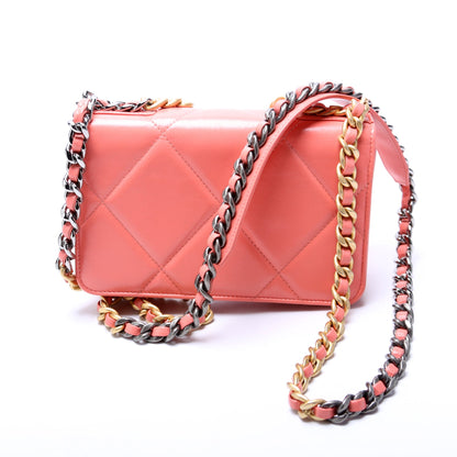 Chanel Chanel 19 WOC Quilted Lambskin 30M Pink