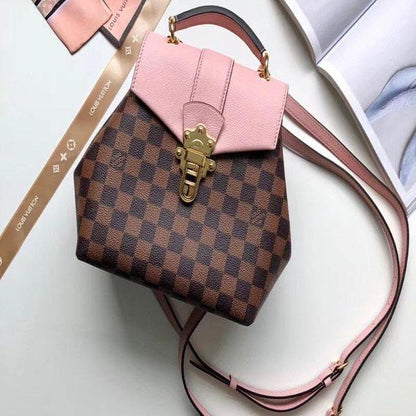 LV Clapton Backpack Damier Ebene Magnolia