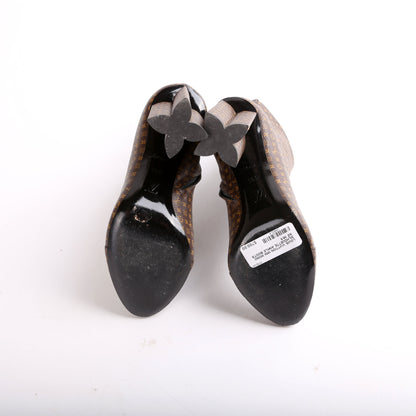 Mini Mono Silhouette Ankle Boots Size 36.5