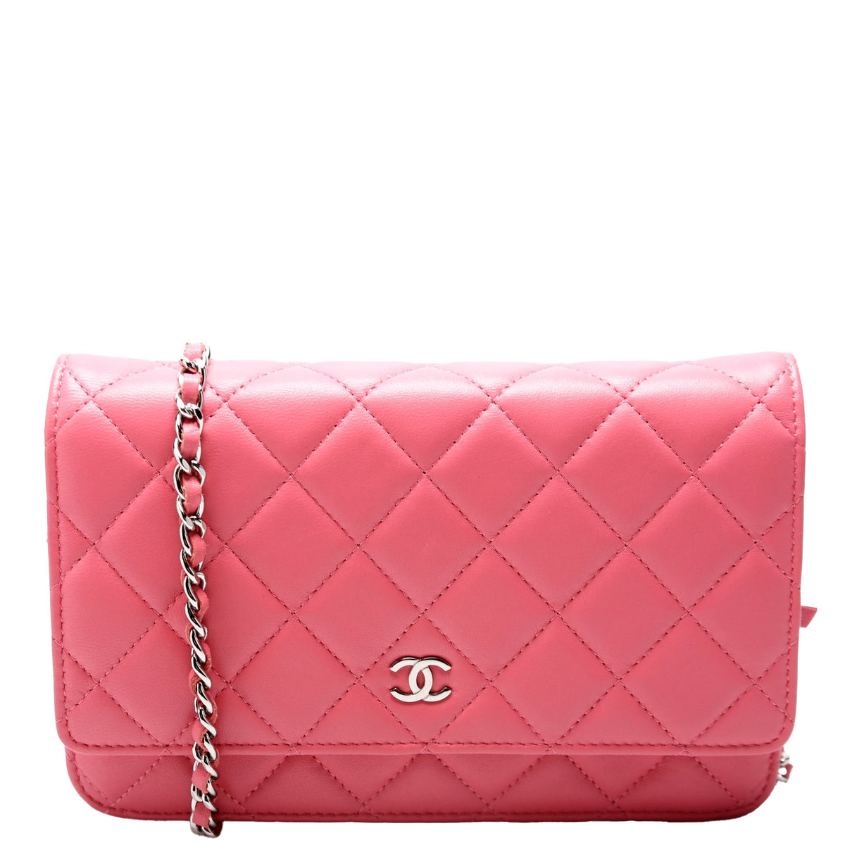Chanel WOC Classic Quilted Lambskin Pink