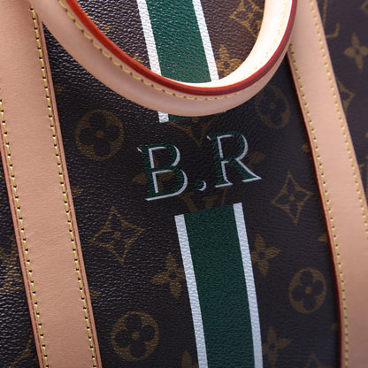 Keepall 55 My Lv Heritage Monogram With Strap
