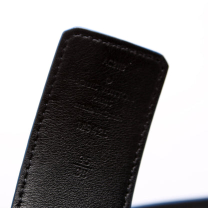 Initiales 40MM Reverse Graphite/Infini Belt Size 95/38 Blue
