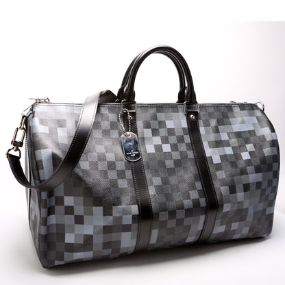 Keepall 50 With Strap Graphite Pixel