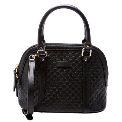 449654 Mini Dome Guccissima Black