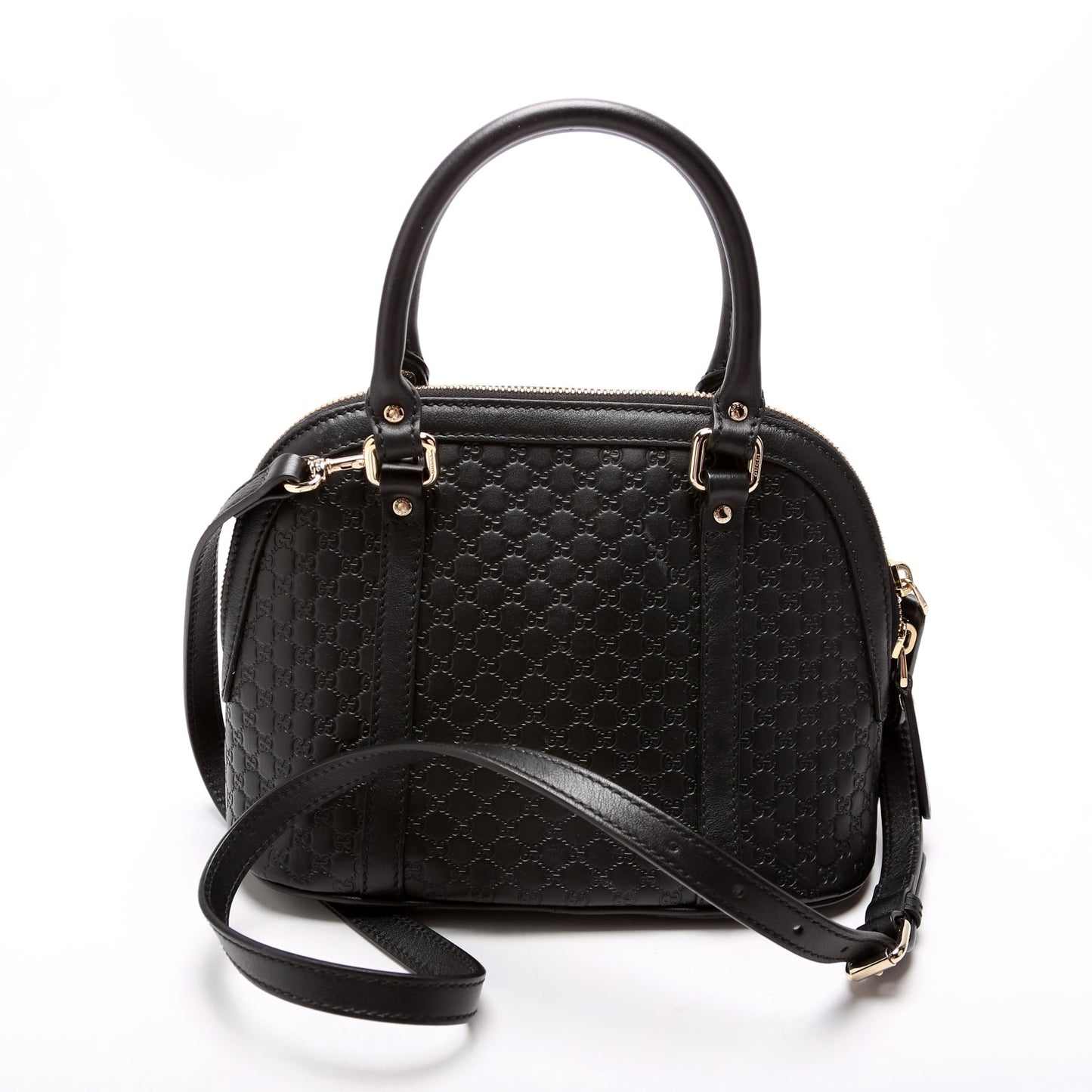 449654 Mini Dome Guccissima Black