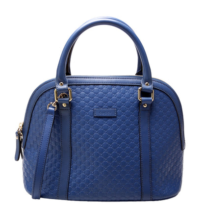 449654 Mini Dome Guccissima Blue