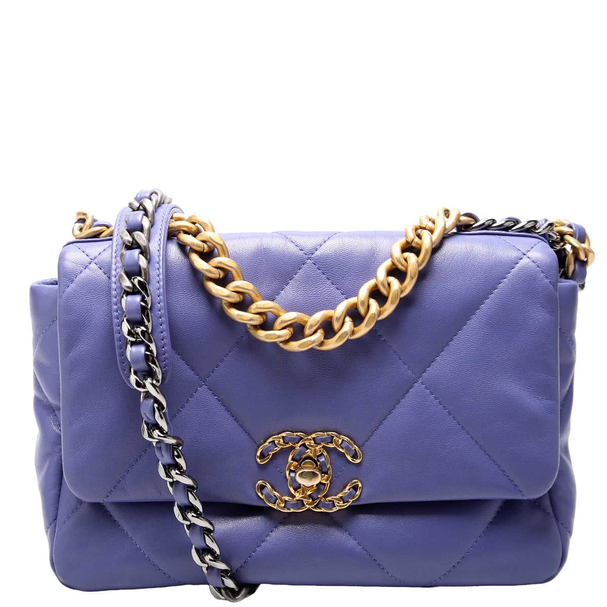 Chanel Quilted Goatskin 19 Medium Flap 30M