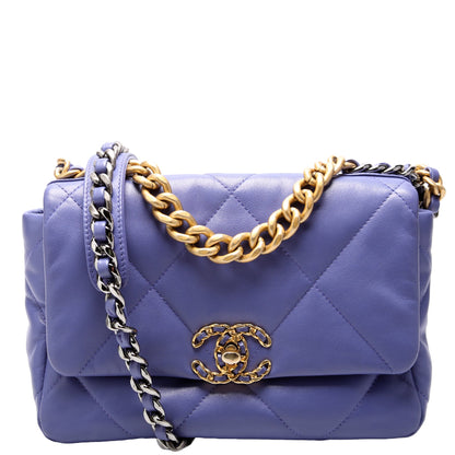 Chanel Quilted Goatskin 19 Medium Flap 30M