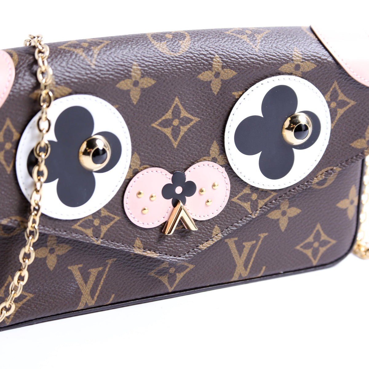 Pochette Felicie Valentine Dog Monogram
