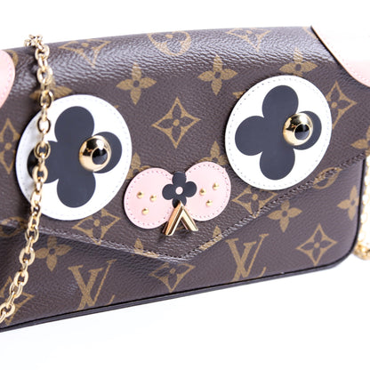 Pochette Felicie Valentine Dog Monogram