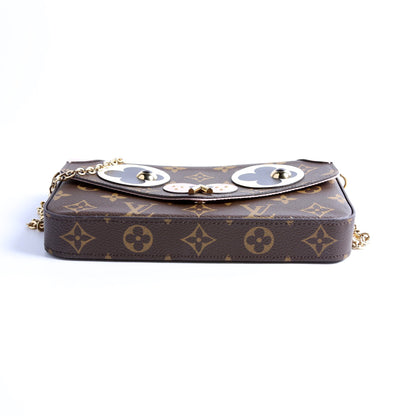 Pochette Felicie Valentine Dog Monogram