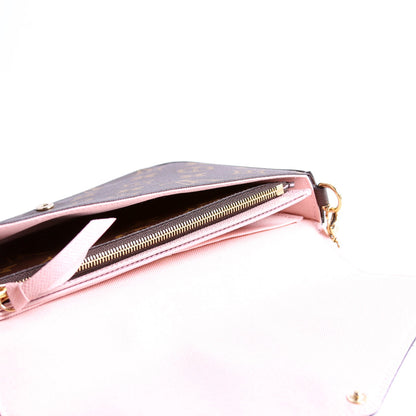 Pochette Felicie Valentine Dog Monogram