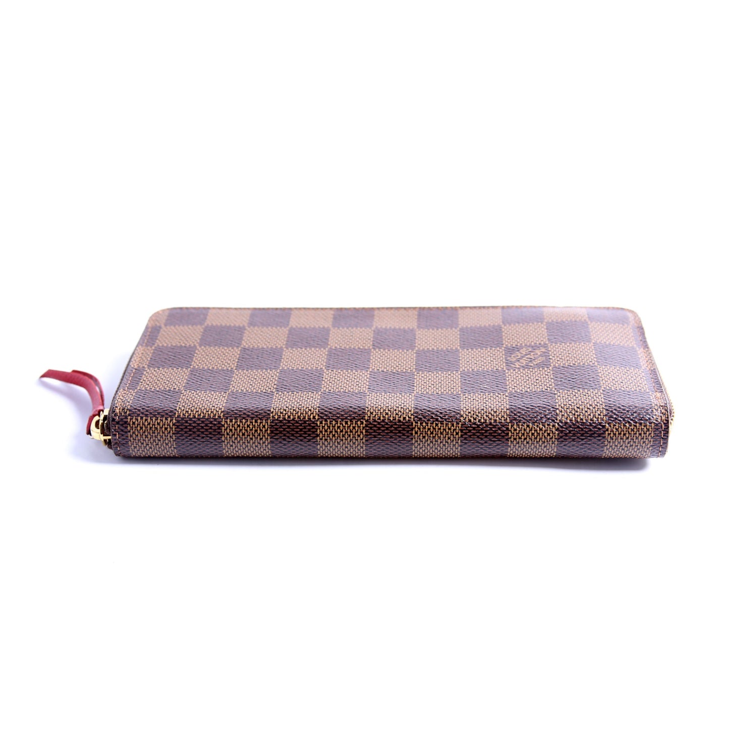 Clemence Wallet Damier Ebene Red