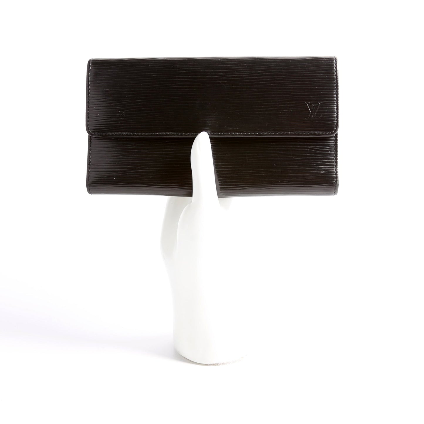 Louis-Vuitton Porte Tresor International Wallet Epi Black