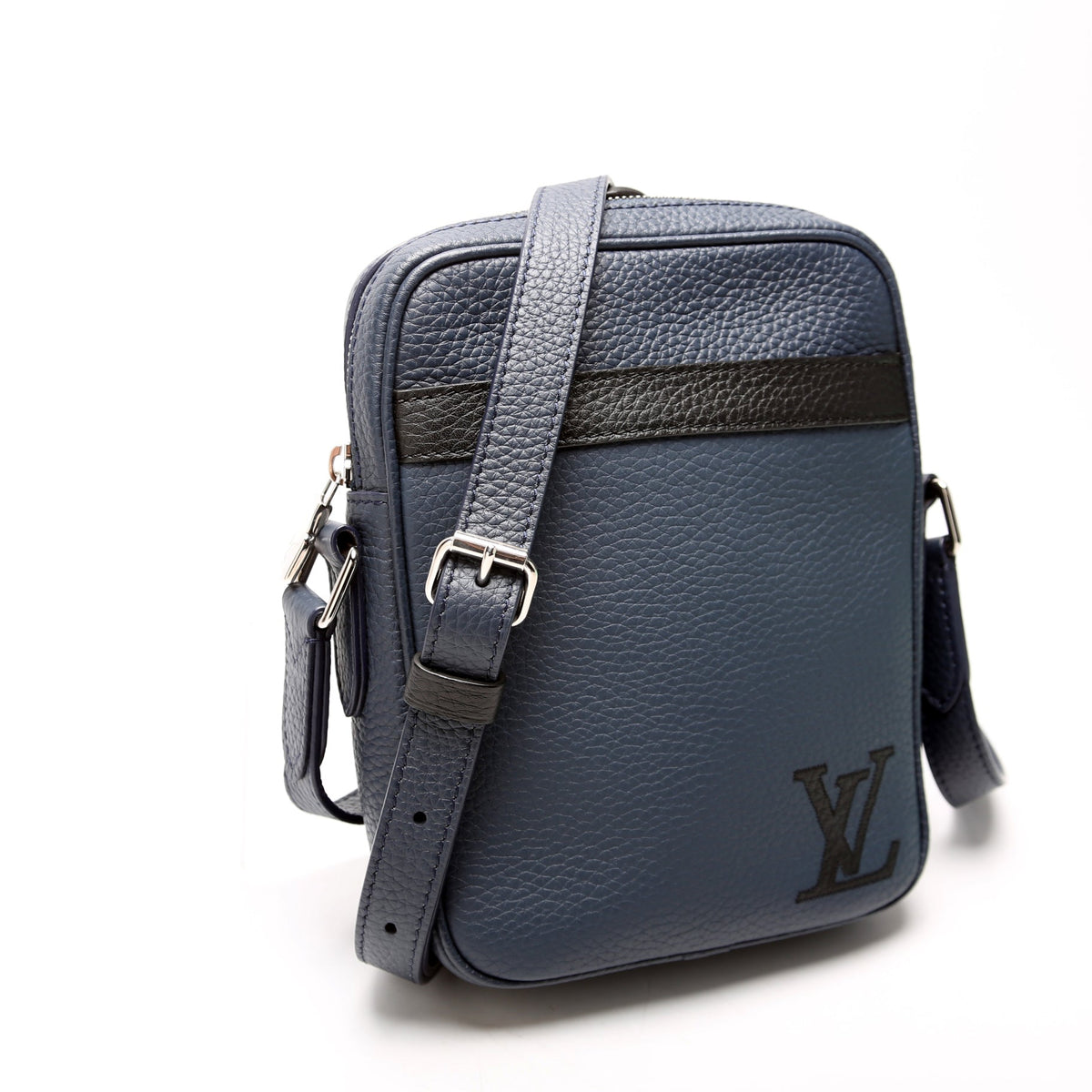 Danube Slim Taurillon Leather Blue