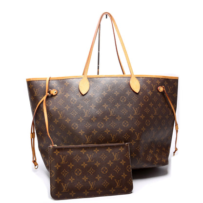 Louis-Vuitton Neverfull With Wallet GM Monogram