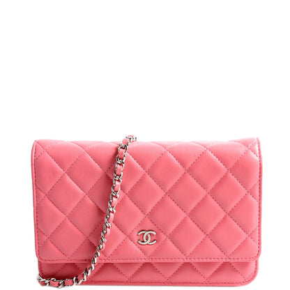 Chanel WOC Classic Quilted Lambskin Pink