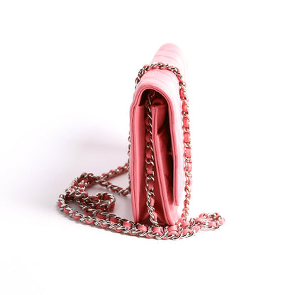 Chanel WOC Classic Quilted Lambskin Pink