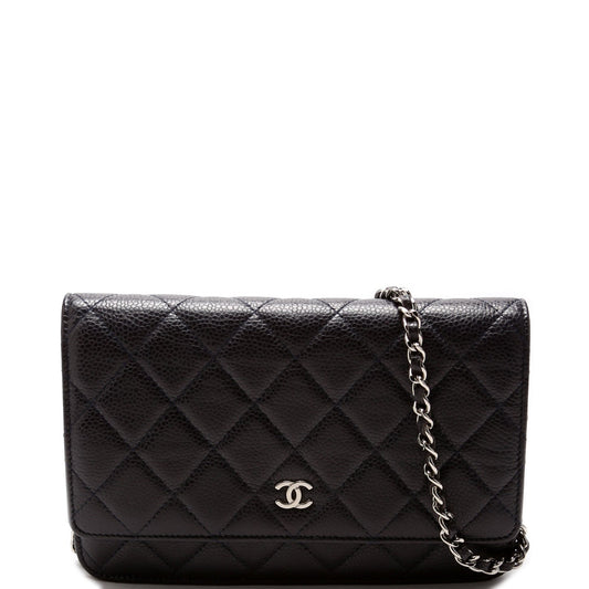 Chanel WOC Classic Quilted Caviar Navy