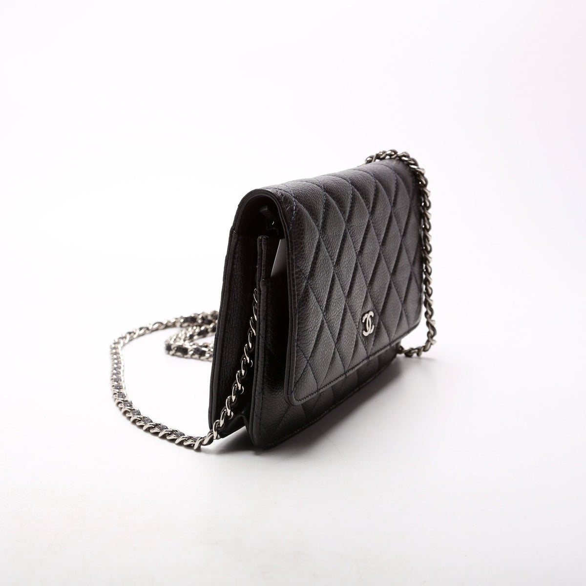 Chanel WOC Classic Quilted Caviar Navy
