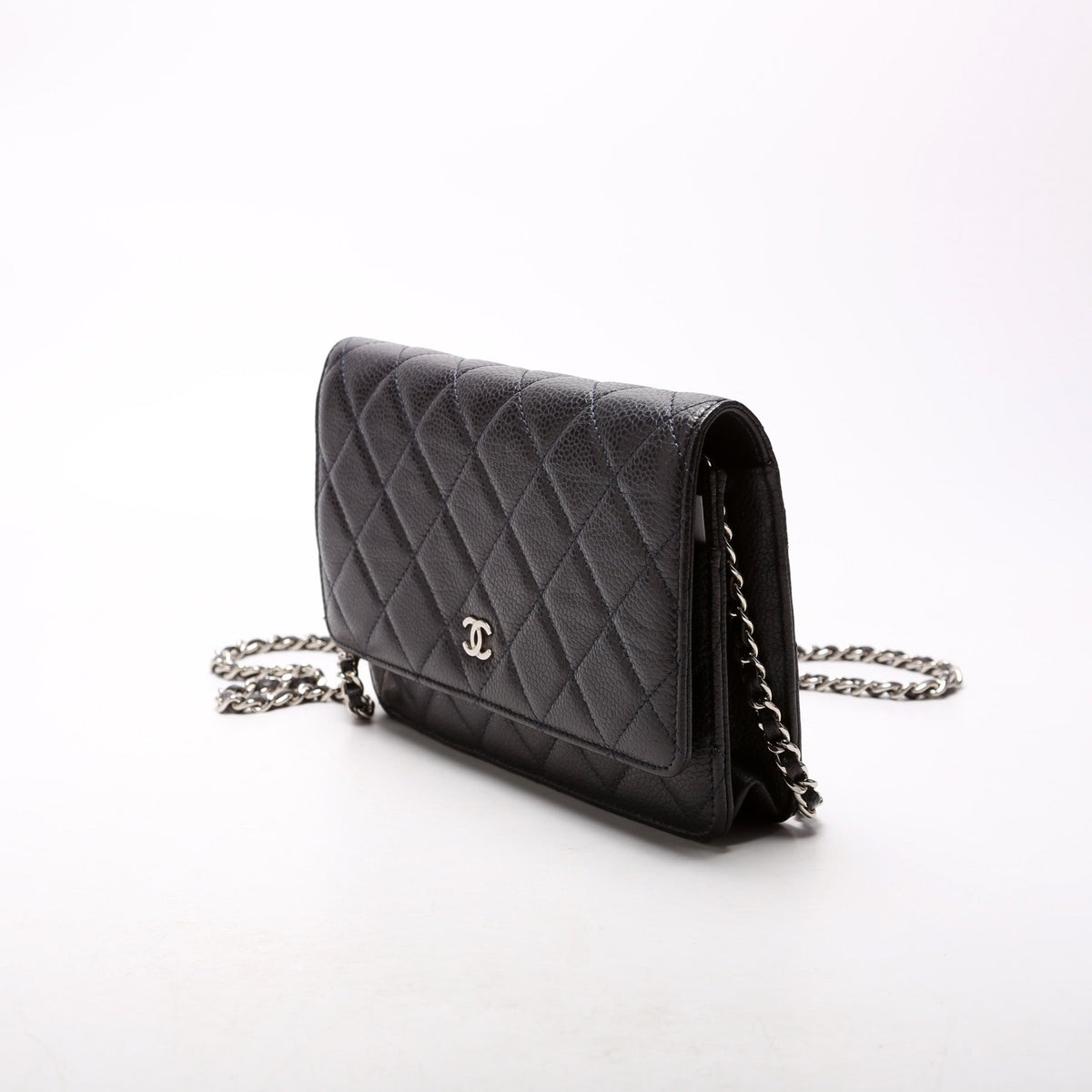 Chanel WOC Classic Quilted Caviar Navy