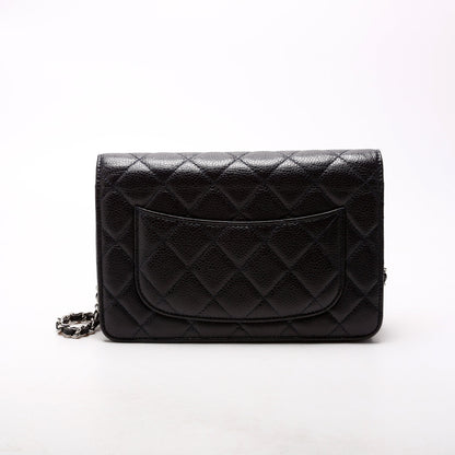 Chanel WOC Classic Quilted Caviar Navy