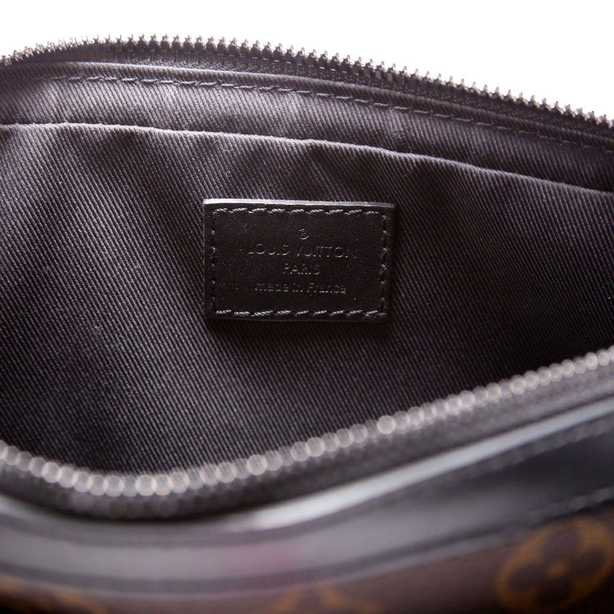 Trio Messenger Macassar Monogram Black/Purple