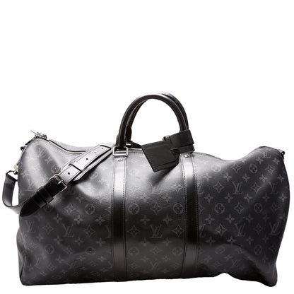 Keepall 55 Eclipse Bandouliere Black