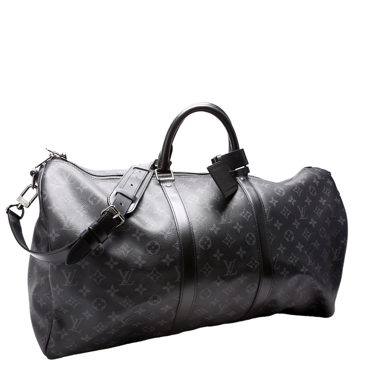 Keepall 55 Eclipse Bandouliere Black