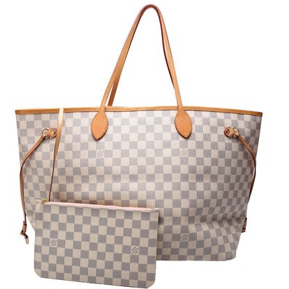 Neverfull with Wallet GM Damier Azur