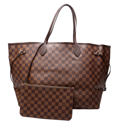 Neverfull with Wallet GM Damier Ebene