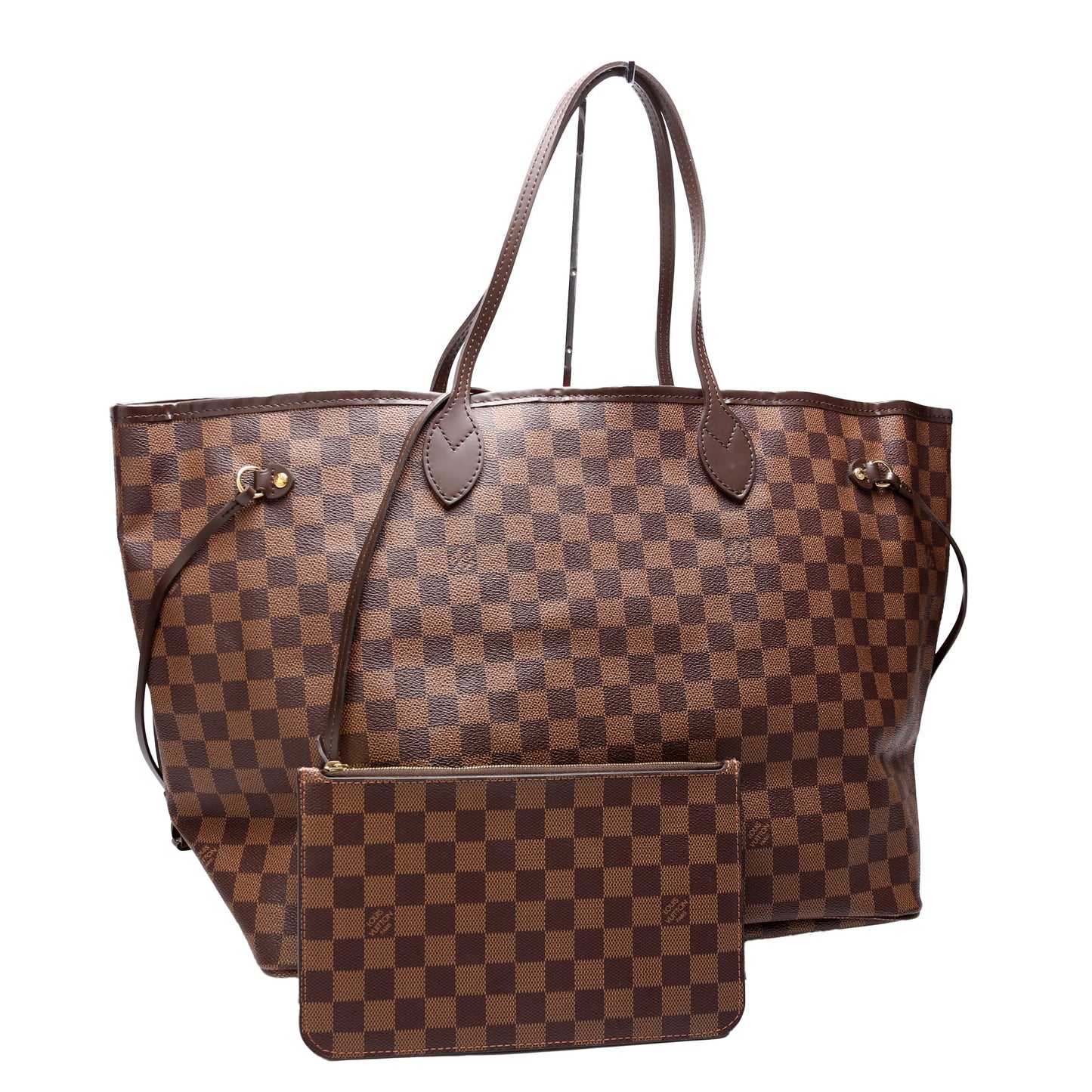 Neverfull with Wallet GM Damier Ebene