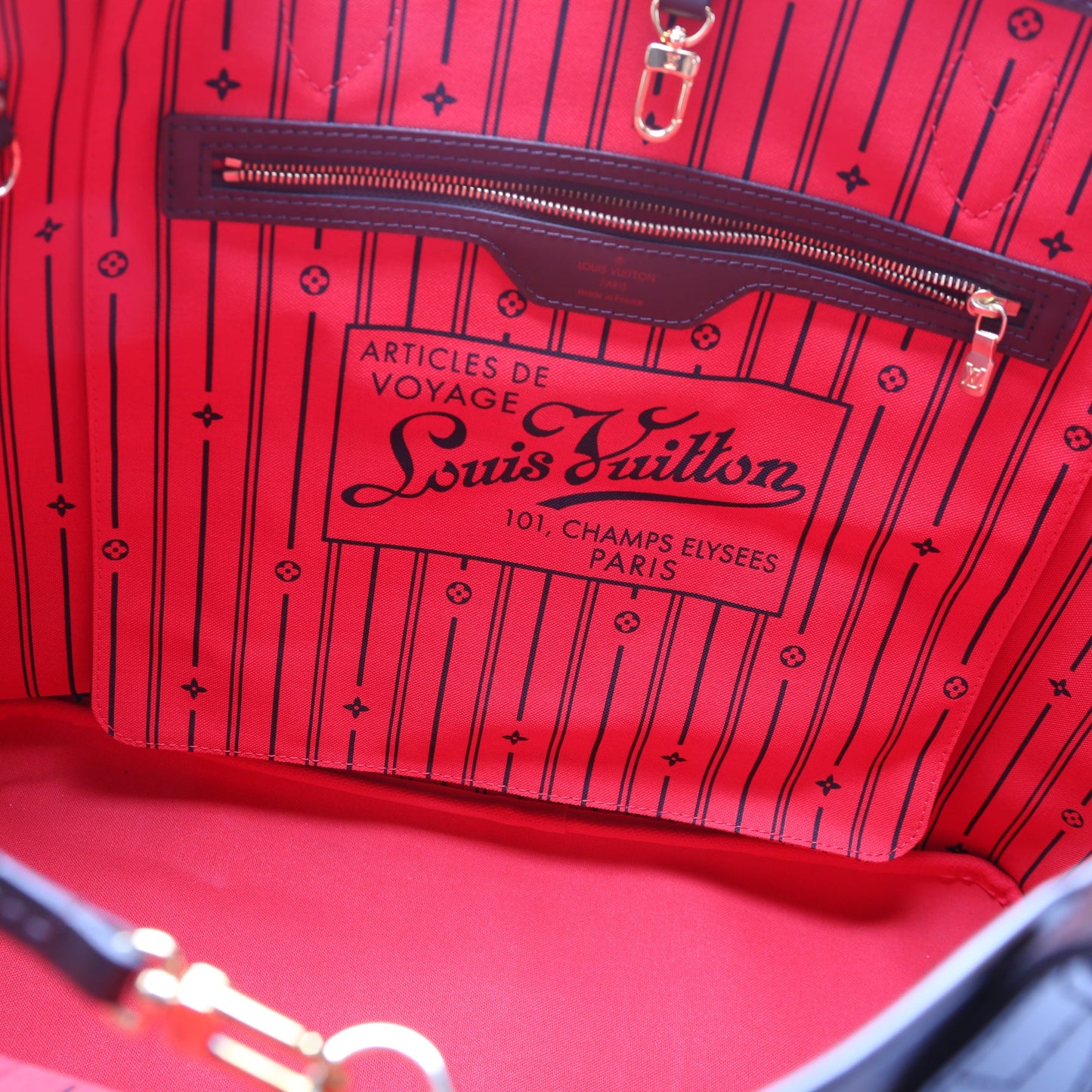 Neverfull with Wallet GM Damier Ebene