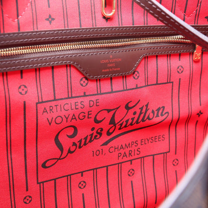 Neverfull with Wallet GM Damier Ebene