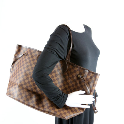 Neverfull with Wallet GM Damier Ebene
