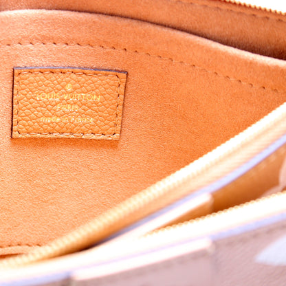 Multi Pochette Bicolor Empreinte Tan