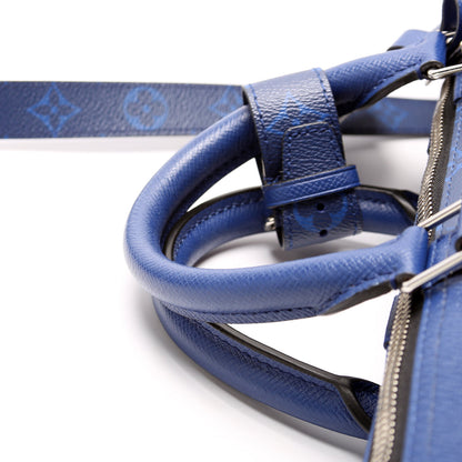 Keepall 50 Taigarama With Strap Monogram Blue