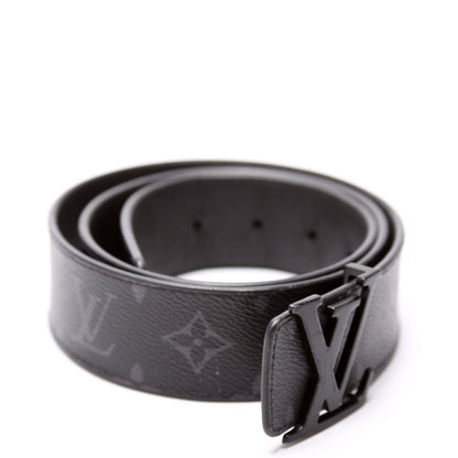 LV Initiales 40MM Eclipse Belt Size 85/34 Black