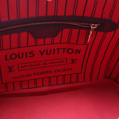 Neverfull W/Wallet PM Damier Ebene Red