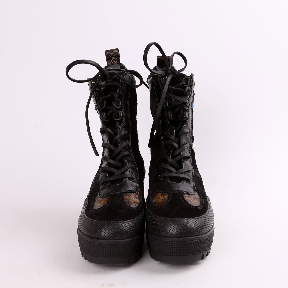 Heart Laureate Platform Desert Boots Size 36
