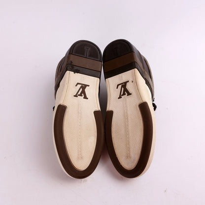 Damier Ebene Low Top Sneakers Size 37.5
